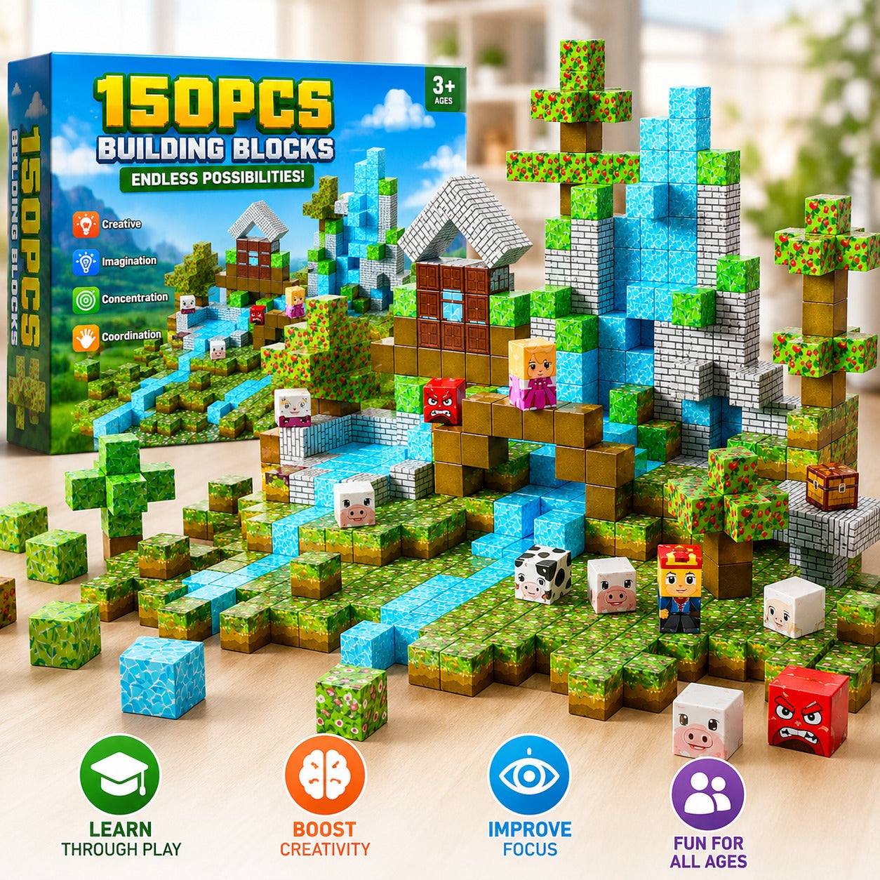 CreativeBlocks™ 150-Piece Set